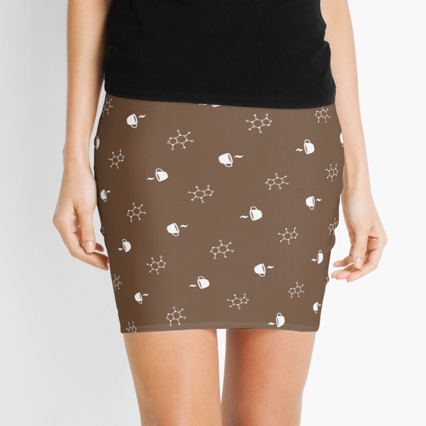 Caffeine & Coffee Mini Skirt