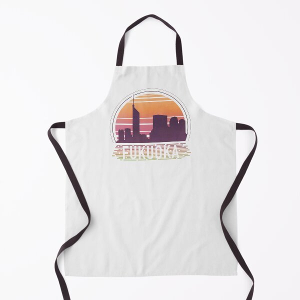 Item preview, Fukuoka Japan - Retro Sunset - City Skyline designed and sold by tanimator.