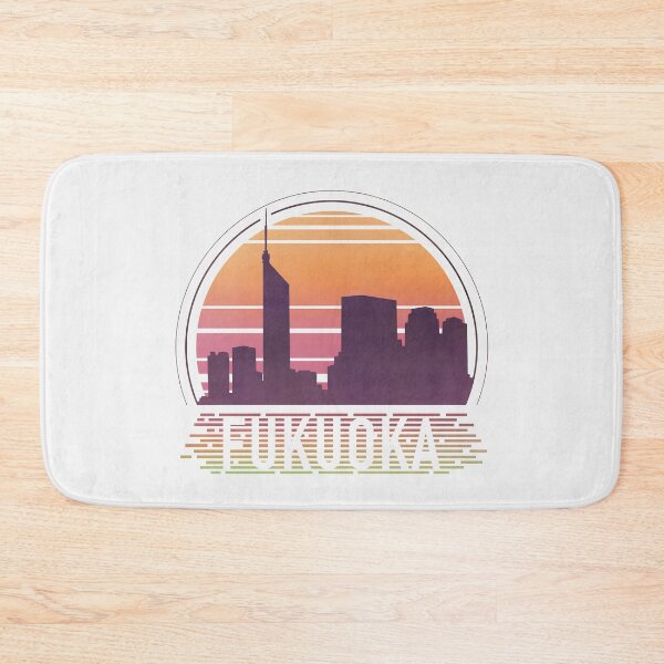 Item preview, Fukuoka Japan - Retro Sunset - City Skyline designed and sold by tanimator.