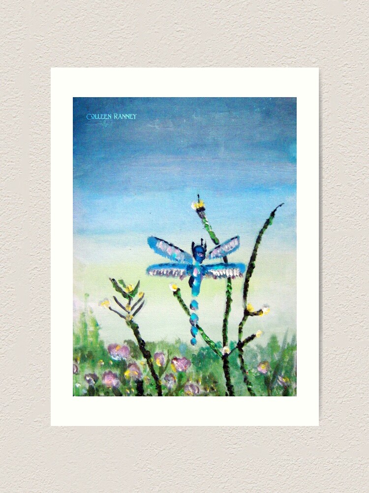 Alternate view of Dragon Fly by Colleen Ranney Art Print