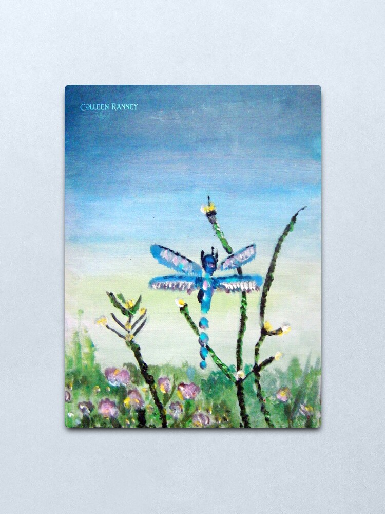 Alternate view of Dragon Fly by Colleen Ranney Metal Print