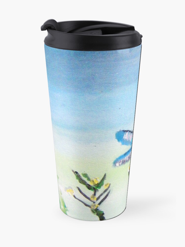 Alternate view of Dragon Fly by Colleen Ranney Travel Mug