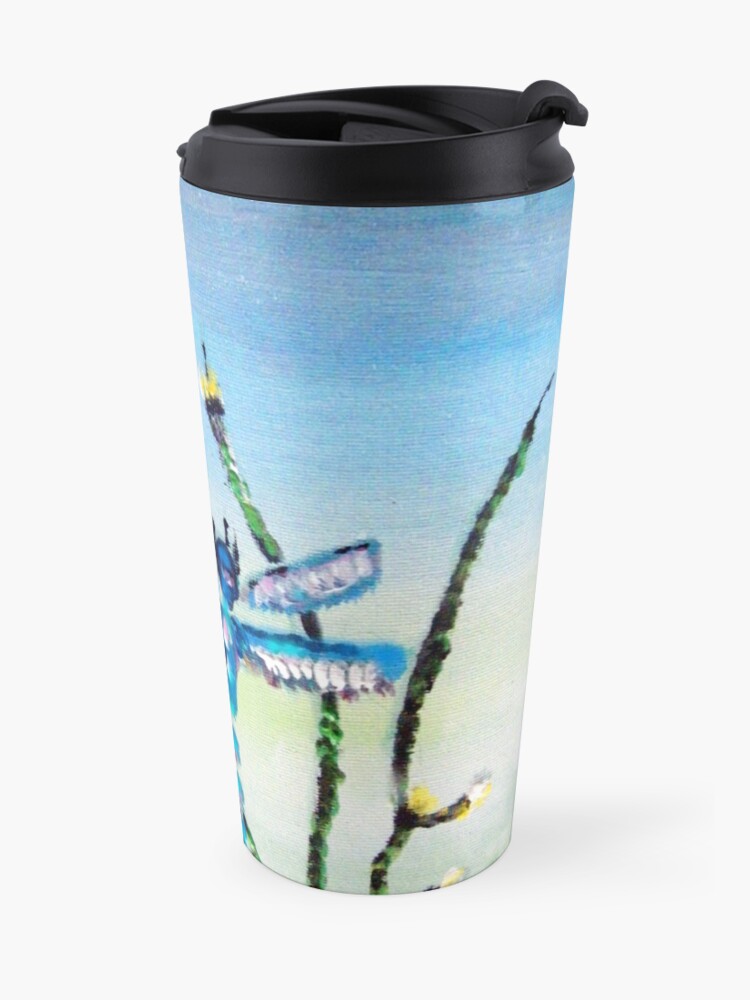 Alternate view of Dragon Fly by Colleen Ranney Travel Mug