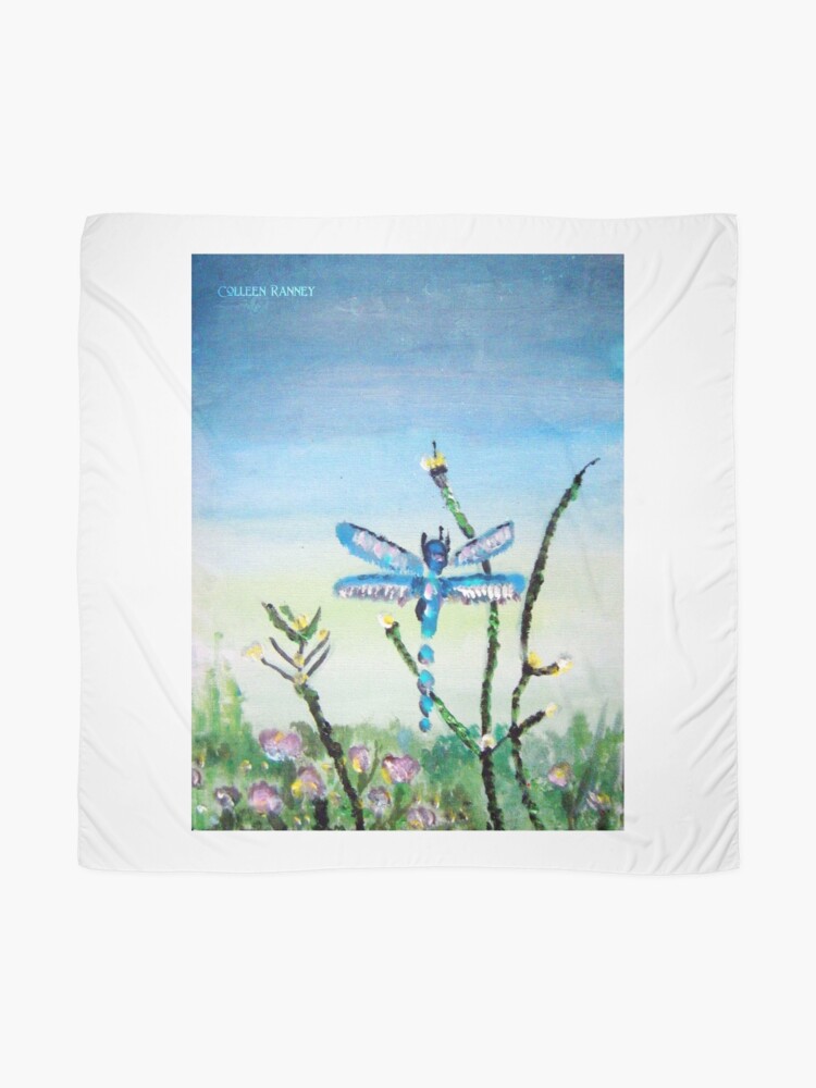 Alternate view of Dragon Fly by Colleen Ranney Scarf