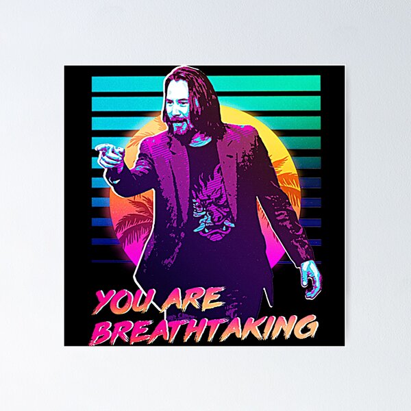 Artikel-Vorschau von Du bist atemberaubend, Keanu Reeves T-Shirt, designt und verkauft von Maison0MFK.