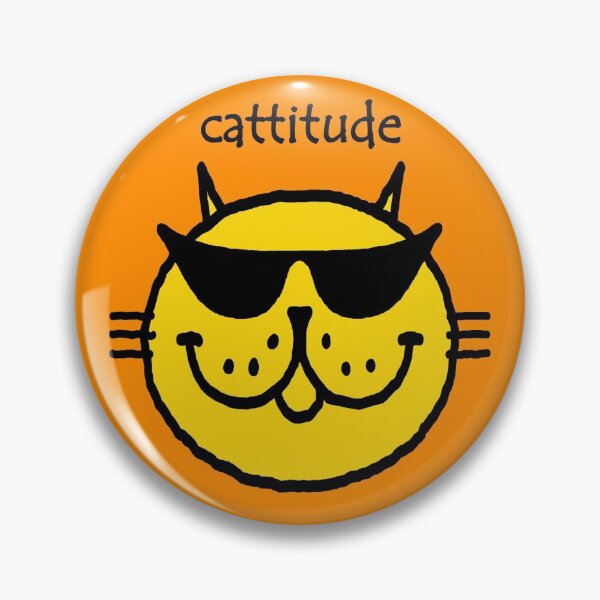 Item preview, cattitude designed and sold by RawSunArt.