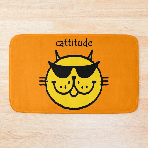 Item preview, cattitude designed and sold by RawSunArt.