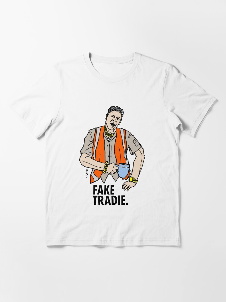 Alternate view of Fake Tradie Liberal Party faketradie Essential T-Shirt
