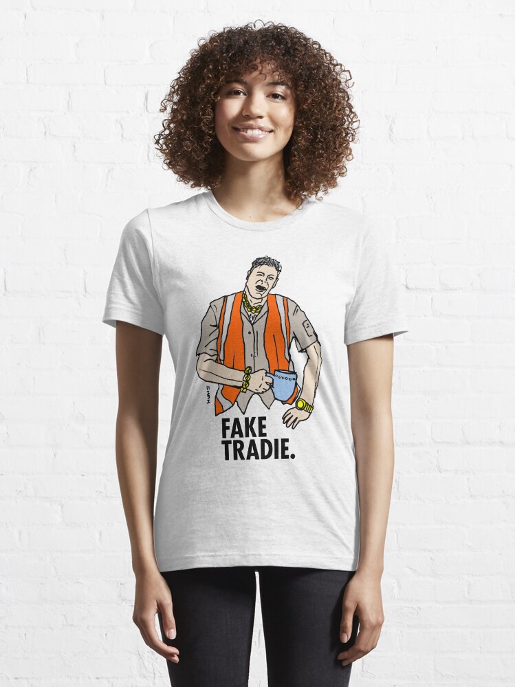Alternate view of Fake Tradie Liberal Party faketradie Essential T-Shirt