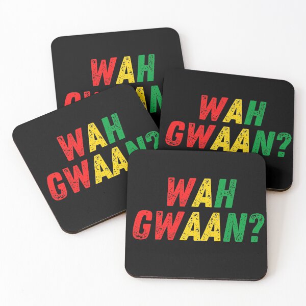 Item preview, Wah Gwaan Jamaican Patois Slang for What's up Reggae Rasta Colors designed and sold by RastaColors.