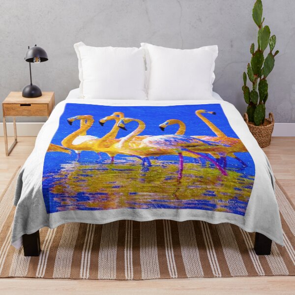 Item preview, Flamingos 8 Digital Painting From WallsOfFame designed and sold by WallsOfFameAust.