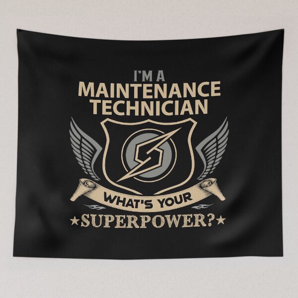Item preview, Maintenance Technician T Shirt - Superpower Gift Item Tee  designed and sold by nyrzo19.
