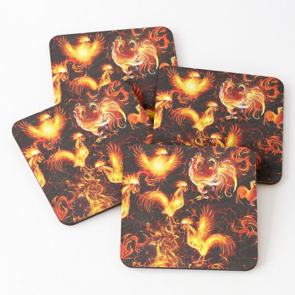 Item preview, Roosters chicken sun fire lover designed and sold by linhkaphung.