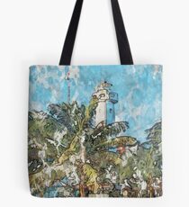 Isla Mujeres Lighthouse Tote Bag
