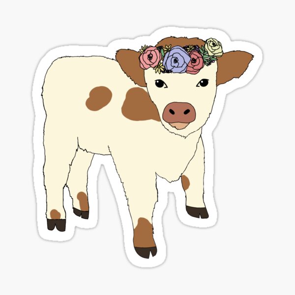Item preview, Fuzzy cow designed and sold by cambrieadams.