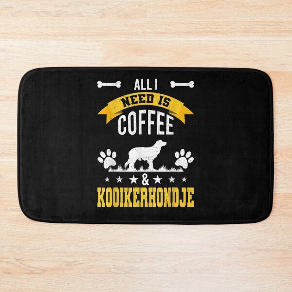 Item preview, I Need Coffee And Kooikerhondje Dog Lover  designed and sold by sariyahharry.