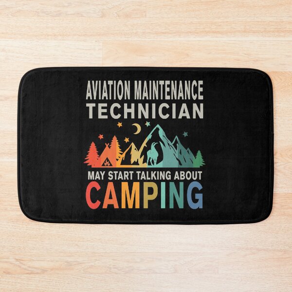 Item preview, AVIATION MAINTENANCE TECHNICIAN Who loves Camping Gifts  designed and sold by nyrzo19.