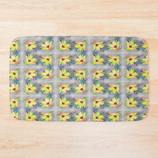 Item preview,   F... for Flower x 4 (bluey grey/multicolours) designed and sold by Mara9.