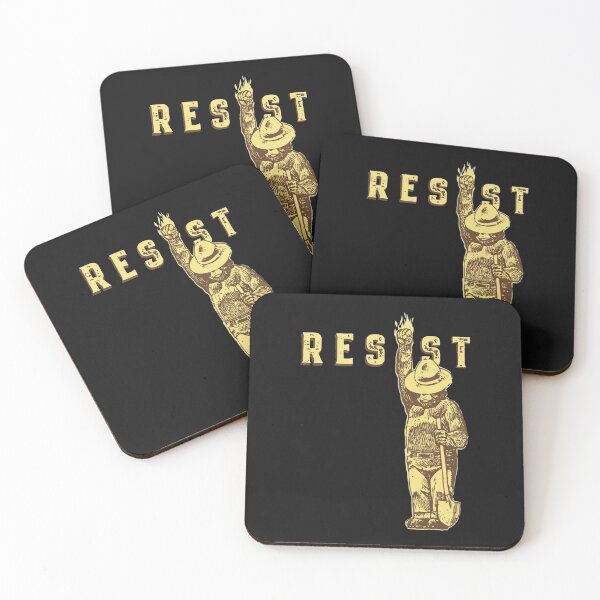 Item preview, Campaign Smo-key Bear American Res-ist designed and sold by ScottBUpton.