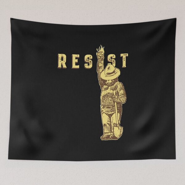 Item preview, Campaign Smo-key Bear American Res-ist designed and sold by ScottBUpton.