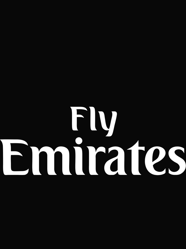 fly emirates logo black