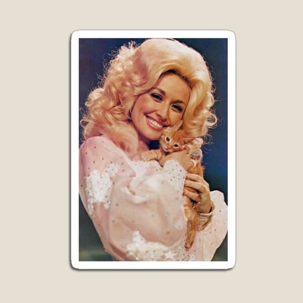 Dolly Parton Kitten Magnet
