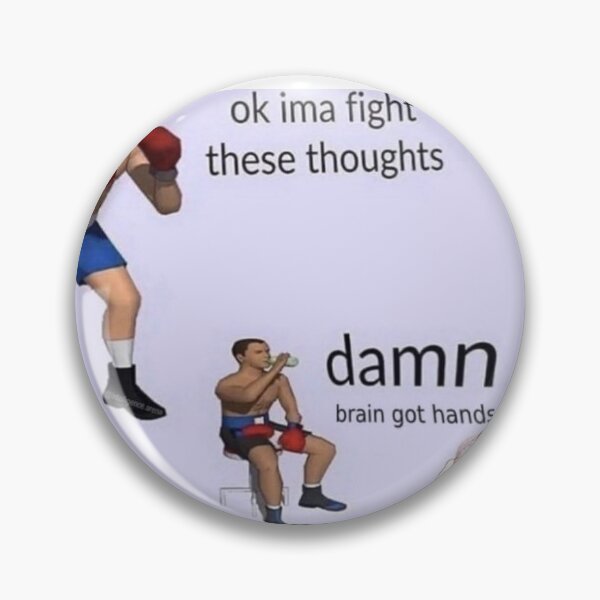 Item preview, Brain Got Hands Meme designed and sold by livyy64.