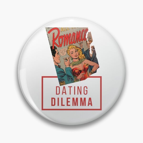 Item preview, DATING DILEMMA | love + romance vintage comic style for lovers of retro  designed and sold by Le Plus Three.