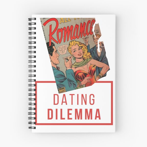 Item preview, DATING DILEMMA | love + romance vintage comic style for lovers of retro  designed and sold by Le Plus Three.