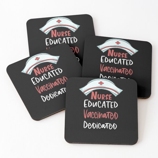 Item preview, Educated Vaccinated Caffeinated Dedicated Nurse  designed and sold by christinero2.