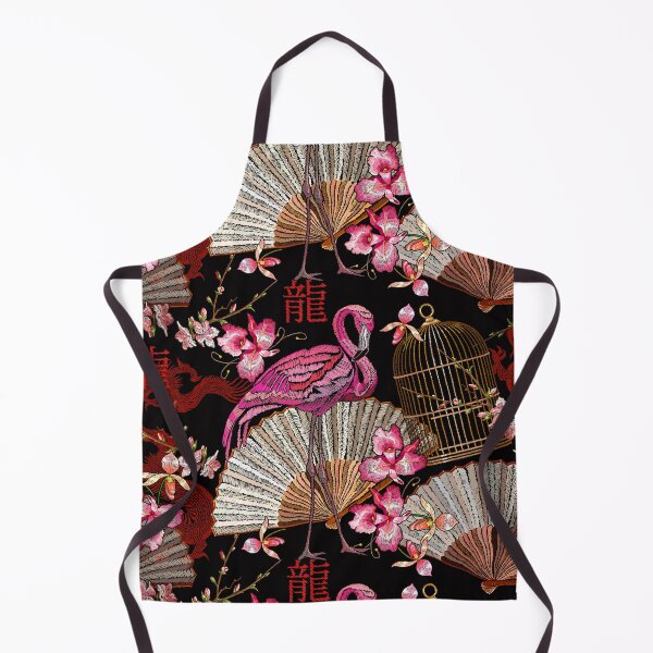 Item preview, Flamingo, fan, golden cage and sakura designed and sold by matrioshka.