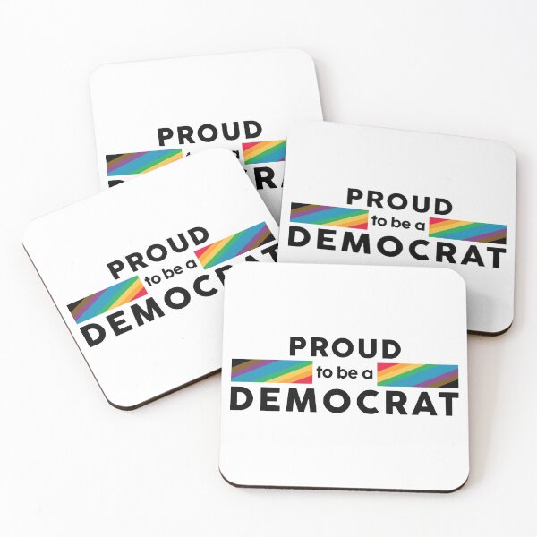 Item preview, Proud to be a Democrat Intersectional Pride Flag designed and sold by magentasponge.
