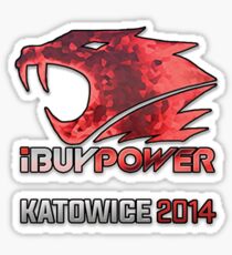 iBUYPOWER Holographic Sticker 1" Sticker