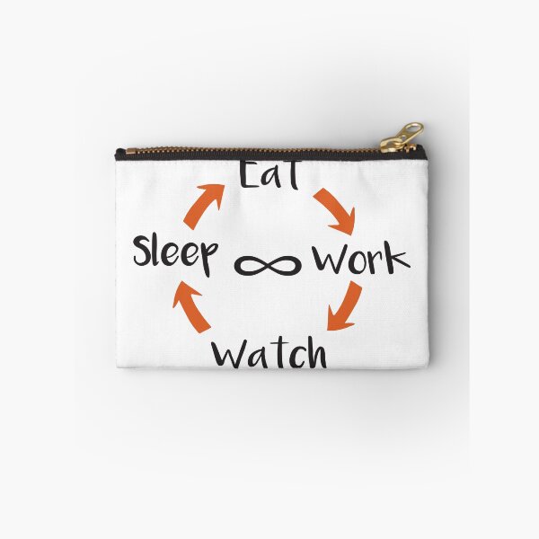 Item preview, Eat Work Watch Sleep loop designed and sold by Venusgreetings.