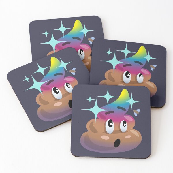 Item preview, Poop with rainbow unicorn powers, poop unicorn designed and sold by Sociojunkie.
