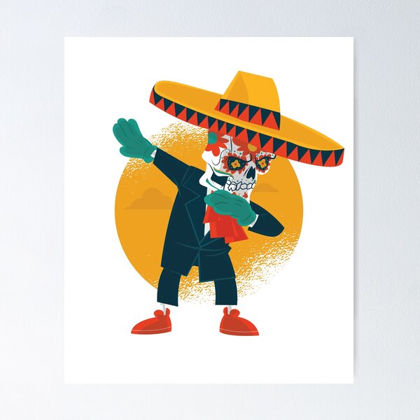 Item preview, Funny Cinco De Mayo Dabbing T-Rex in Sombrero For Kids Let's Fiesta designed and sold by American-Proud.
