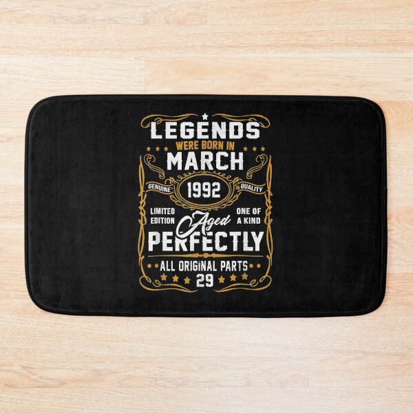 Item preview, Legends Were Born In March 1992 29th Birthday Gifts  designed and sold by christinero2.