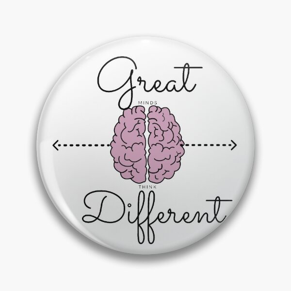 Item preview, Great Minds Think Different  designed and sold by artesiaKT.