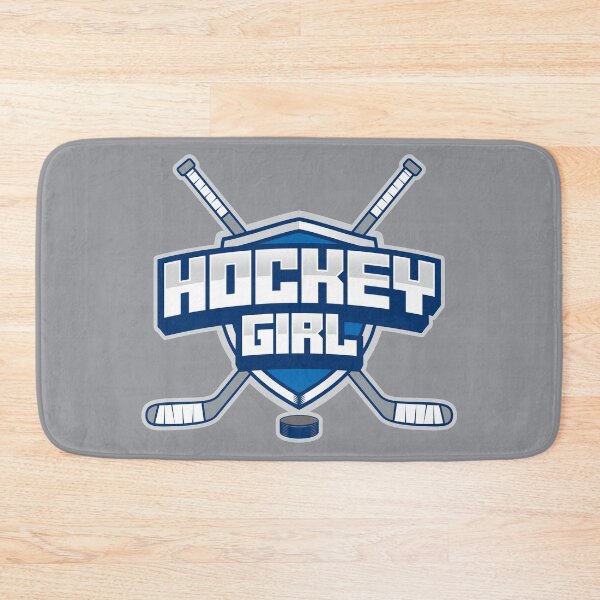 Item preview, Hockey Girl (Blue & Gray) designed and sold by johnnyp1975.