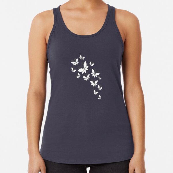 Butterfly Abstract Racerback Tank Top