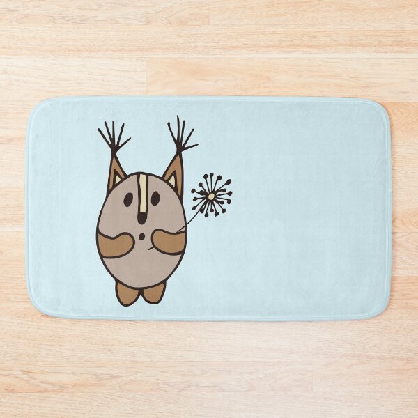Item preview, Funny squirrel hand-drawn cartoon doodle style brown and beige color designed and sold by Doodlines.