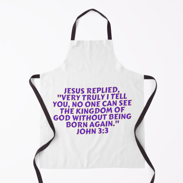 Item preview, Bible Verse John 3:3 designed and sold by Prayingwarrior.
