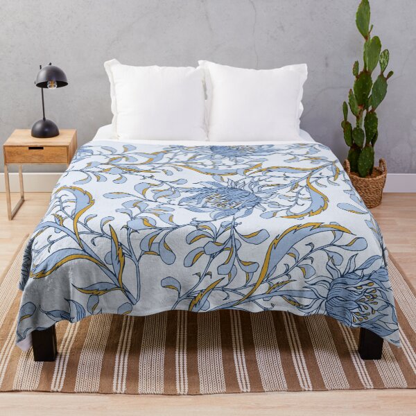 Item preview, Vintage Garden Blue Yellow designed and sold by Sandee ..