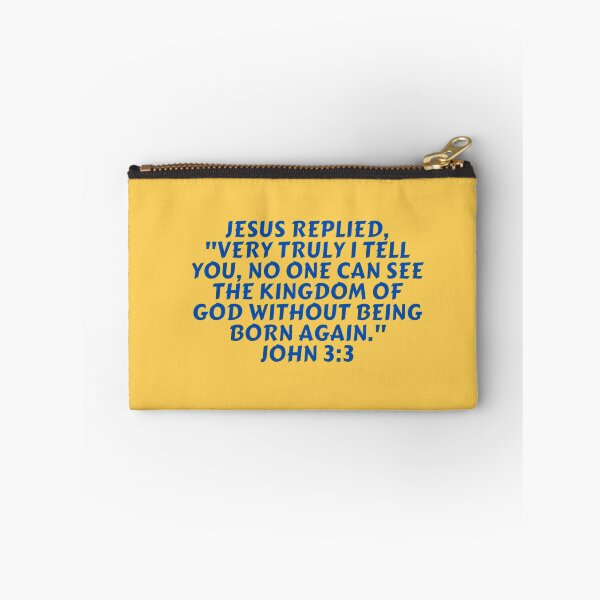 Item preview, Bible Verse John 3:3 designed and sold by Prayingwarrior.