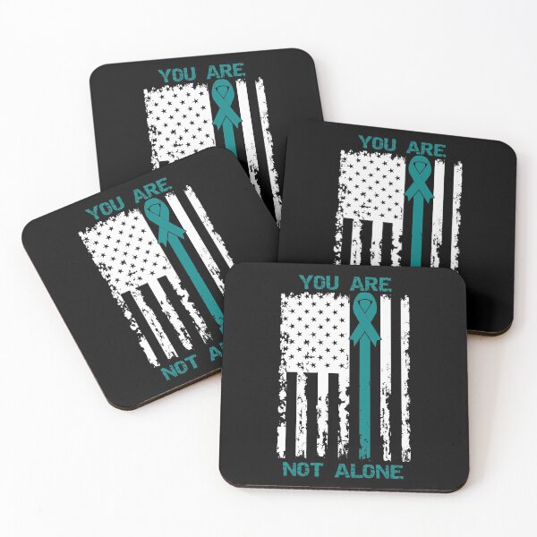 Item preview, Sexual Assault Awareness Teal Ribbon American Flag April designed and sold by liftdesign.