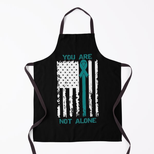 Item preview, Sexual Assault Awareness Teal Ribbon American Flag April designed and sold by liftdesign.