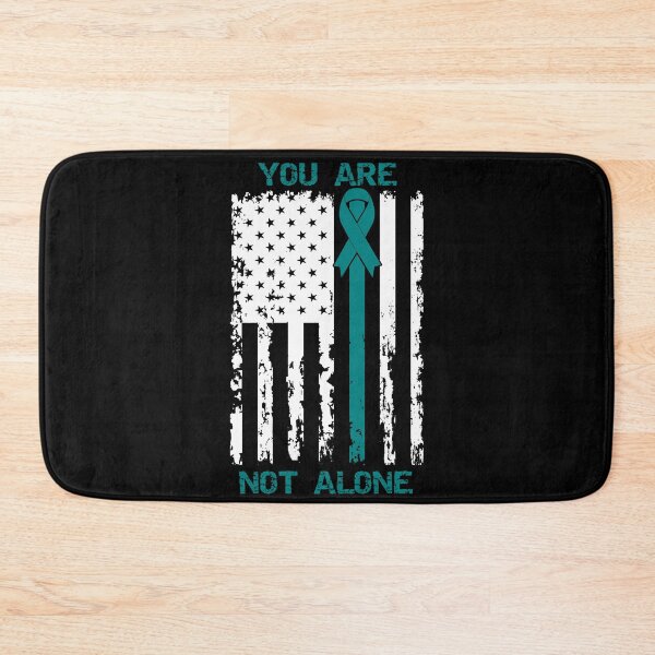 Item preview, Sexual Assault Awareness Teal Ribbon American Flag April designed and sold by liftdesign.