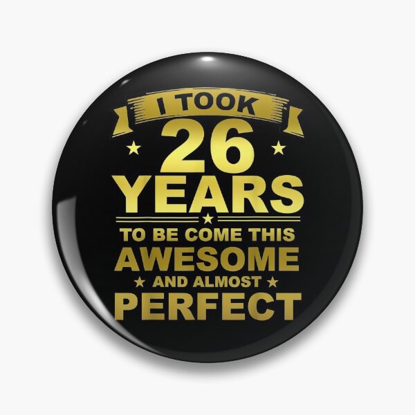 Item preview, 26th Years Old Birthday Gift Ideas For Him Men Women Girls  designed and sold by christinero2.