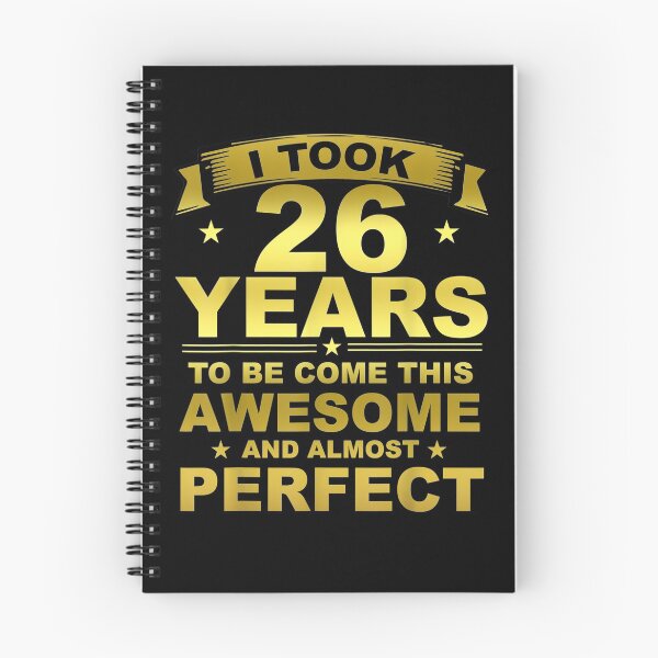 Item preview, 26th Years Old Birthday Gift Ideas For Him Men Women Girls  designed and sold by christinero2.