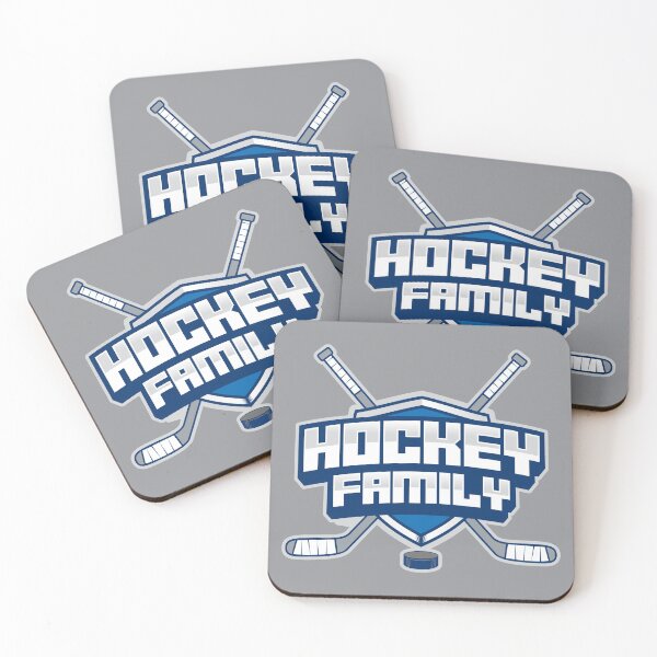 Item preview, Hockey Family (Blue & Gray) designed and sold by johnnyp1975.